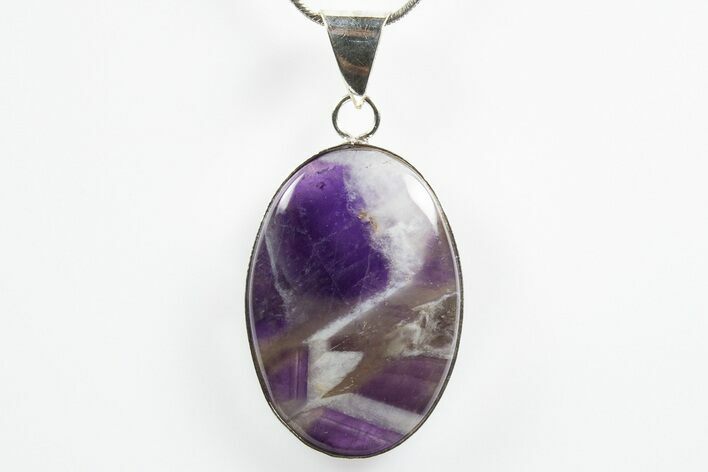 Chevron Amethyst Pendant (Necklace) #346351